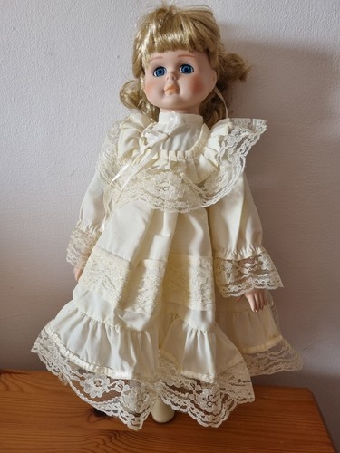 Porcelain doll 1990s - porcelain,