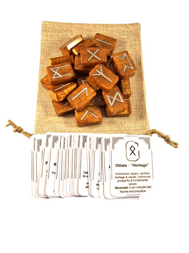 Futhark handmade resin runes - futhark,