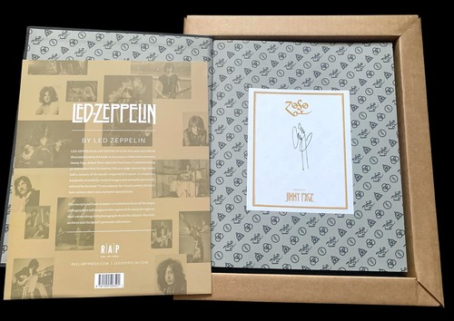 Signed jimmy page led - page,