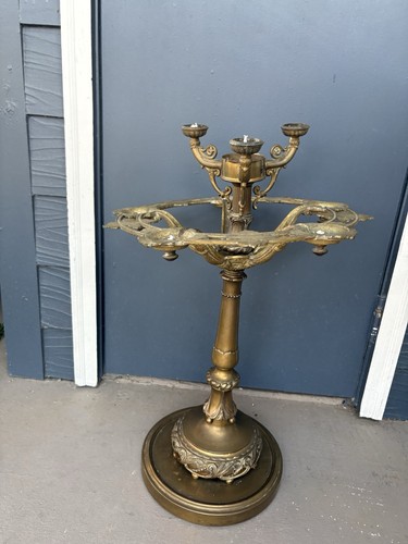 Antique gilt bronze solid - bronze,