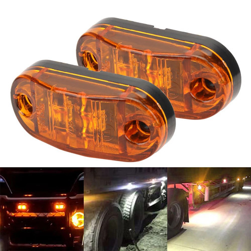 2pcs led light 12v 24v - 2pcs, side