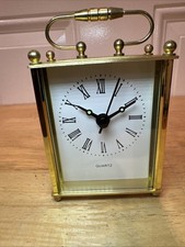 Carriage Clock Gold Tone