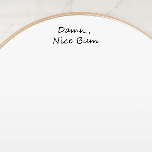 Positive mirror sticker - positive, damn