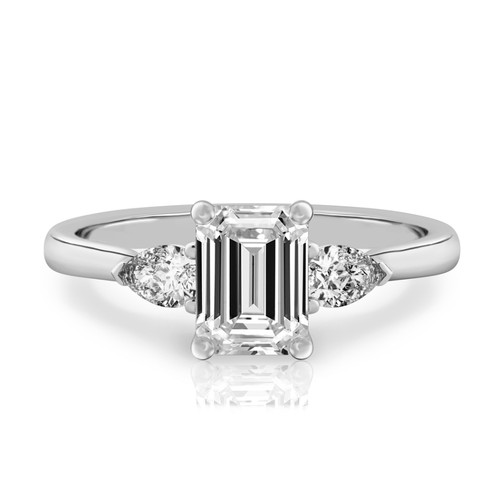 Wedding diamond ring platinum - diamond,