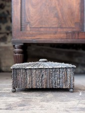 A fine Anglo-lndian elk horn veneered box. Vizagapatam, Mid 19thc Antique