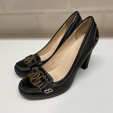 Guess by Marciano Leather High Heeled Loafers Slip On Court Shoes EU 36 UK 3