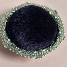 Antique sterling silver pin cushion - Birmingham, 1898