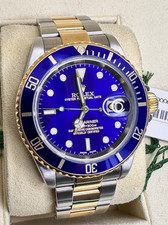 ROLEX  BLUESY SUBMARINER 18K