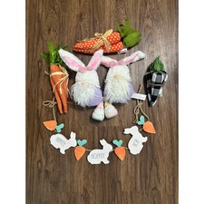 Easter Decor Bundle Rae Dunn Gnome Bunny Carrot Garland Farmhouse 
