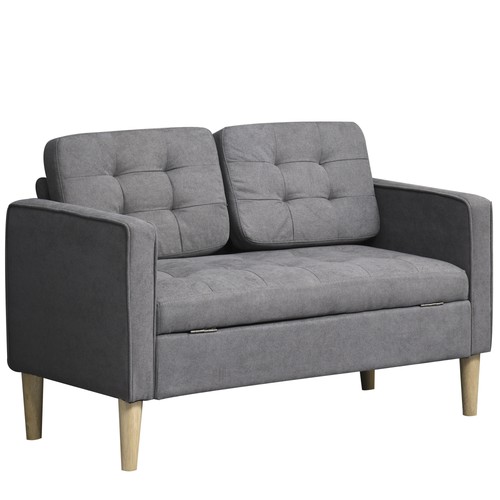 Homcom seater storage sofa - storage,