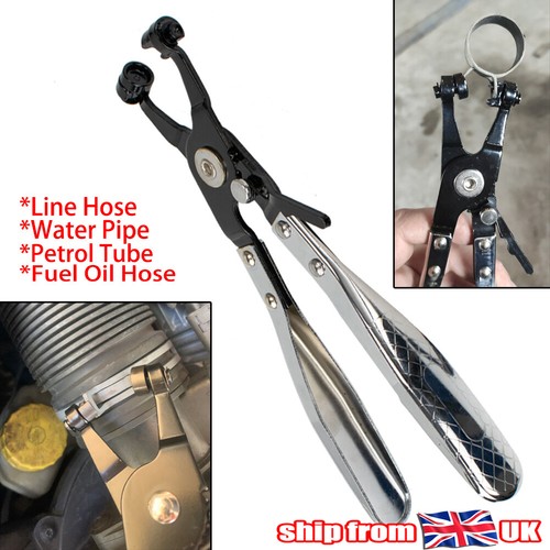 Angled hose clamp clip pliers - hose,