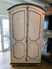French style shabby chic Armoire and matching bedside table