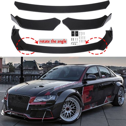 4pc front bumper lip spoiler - bumper,