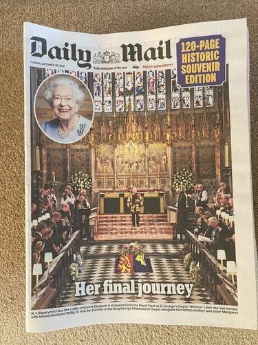 Daily mail newspaper september - daily,