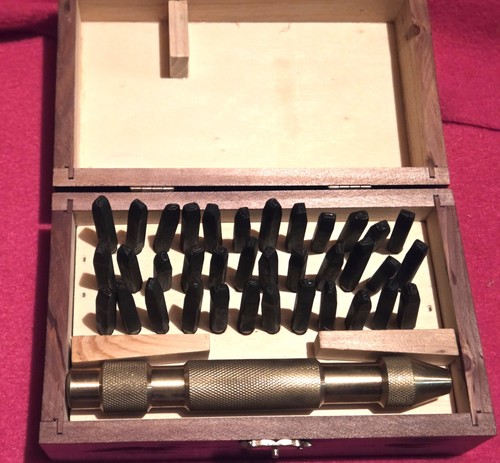 Steel letter number - &, stamp