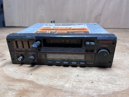 Sharp car radio cassette - car,