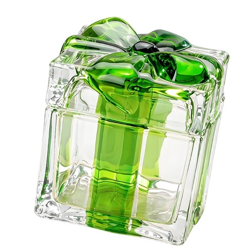 Glass storage jar with - glass,