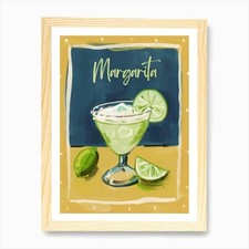 Margarita Cocktail Art Kitchen