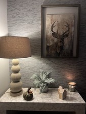 Side Table/ Console In Cream Shell Look Modern Design