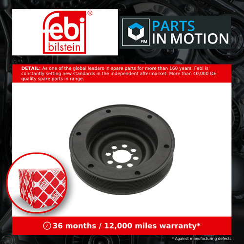 Crankshaft pulley fits - crankshaft,
