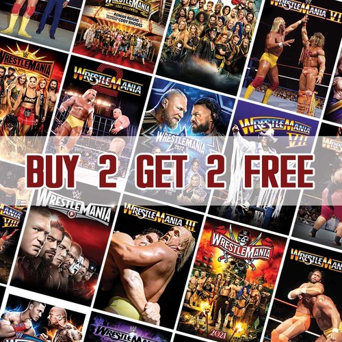 Wwe wrestlemania posters - wwe, 26-39
