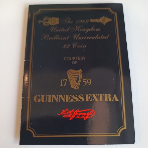 1989 guinness extra coin - guinness,