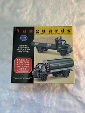 Vanguards Boots Delivery Trucks 1960s Diecast 1:64 Limited Edition Set of 2 