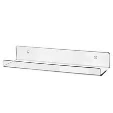 Floating Shelves Acrylic Modern Display Rack Transparent Wall Decor Shelf