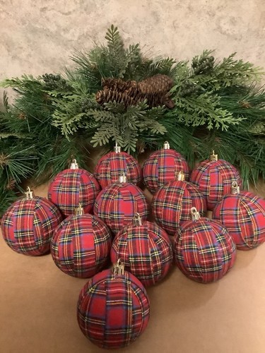 Red tartan plaid 15 - plaid, 3.15”