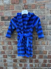 Boys M&S Blue Stripe Dressing