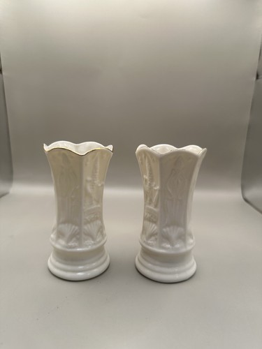 Stunning pair belleek - of,