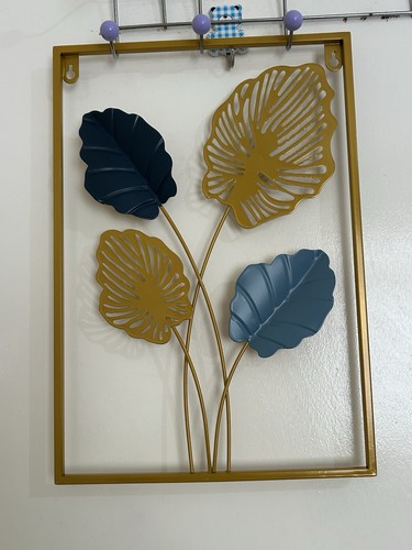 Gold metal wall art garden - metal,