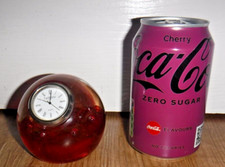 Caithness Paperweight Clock ~