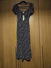Topshop petite polka dot midi - polka,