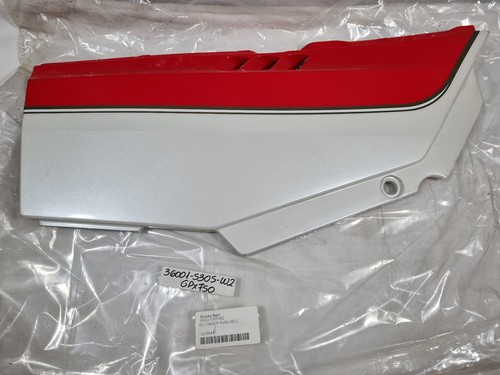 White red side cover - red,