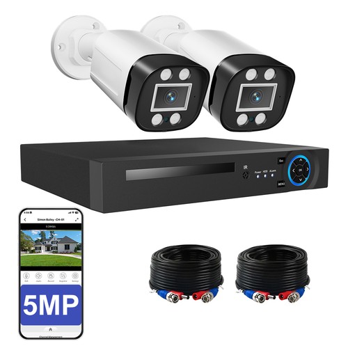4ch 5mp cctv system - 4ch,
