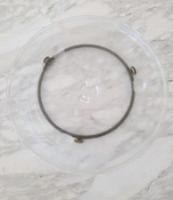 ? Microwave ? Universal Glass  Oven Plate 280mm 14 Dish 3 Pip Fixing 3 Legs 