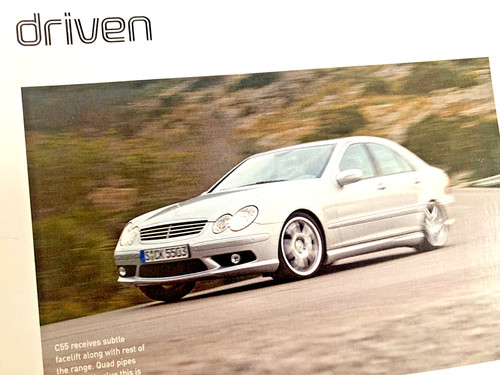 Mercedes c55 amg frameable - -,