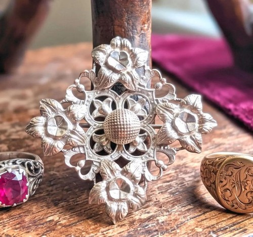 Antique silver tudor style - antique,
