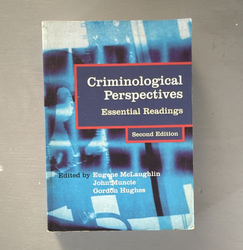Criminological perspectives - criminological,