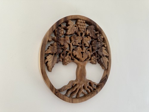 Tree life wall plaque - of, hand