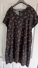 Next Black Floral Dress UK 20