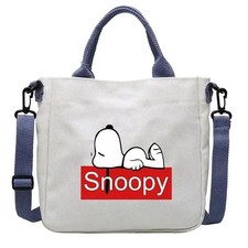 Snoopy Cartoon Canvas Tote Bag