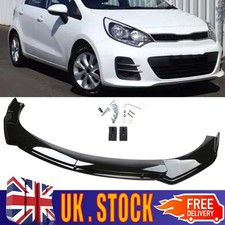 Gloss Black Front Bumper Lip