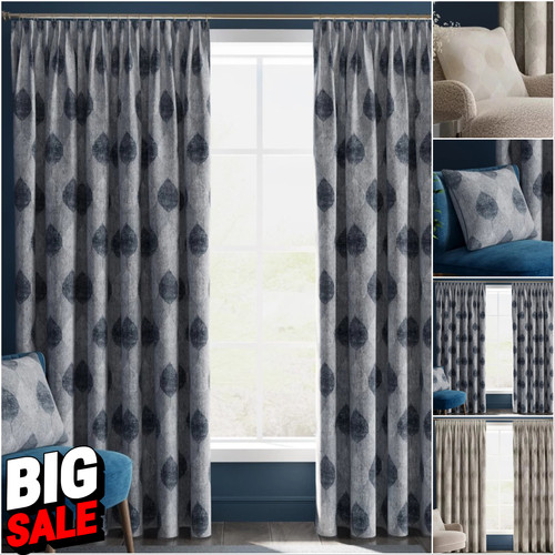 Luxury jacquard curtain - jacquard, pair