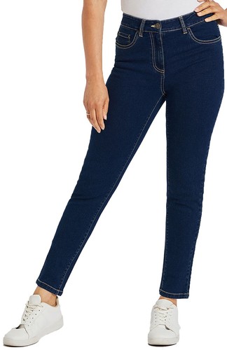 Womens slim leg stretch denim - slim,