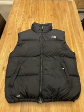 Mens The North Face Gilet, Puffer Vest, 700 Down, Size Large, Black,