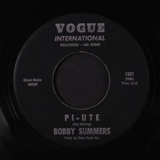 BOBBY SUMMERS: pi-ute / the