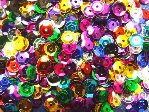 Loose sequins sewing - loose,