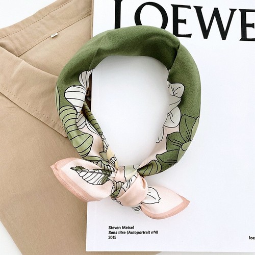 Pink green floral 100 - green,